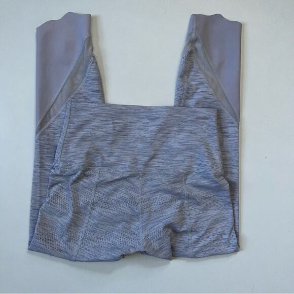 Lululemon Wunder Under Crop High-Rise *Roll Down Scallop Full-On Luxtreme - Picture 5 of 9